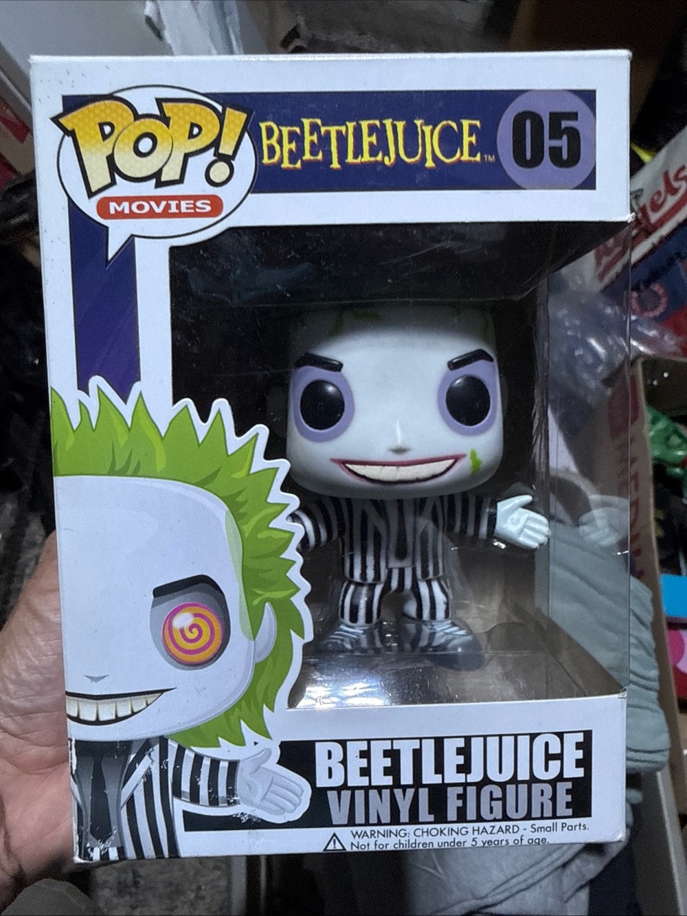 Funko Beetlejuice Pop! Figure - White, Black & Green